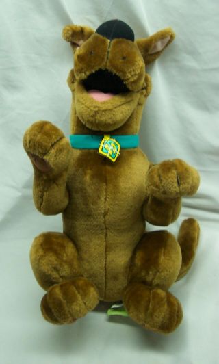 Vintage Cartoon Network Talking Scooby - Doo Dog 14 " Plush Stuffed Animal 2001