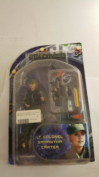 Stargate Sg - 1 Lt Colonel Samantha Carter Diamond Select Toys Action Figure Htf