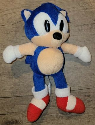 Vintage 1993 Sonic The Hedgehog Plush From Sega & Caltoy 8 Inch Stuffed Toy