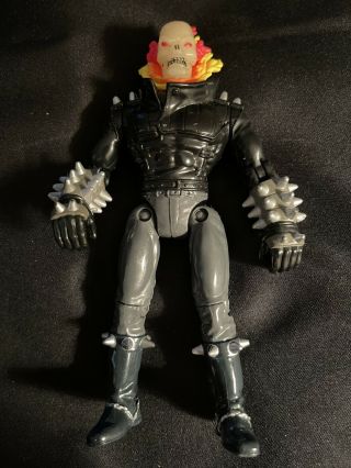 1995 Marvel Ghost Rider By Toy Biz Action Figure Glows In The Dark 5.  5”