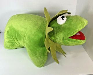 Disney Muppets Kermit The Frog Pillow Pets Full Size Plush 18 X 21
