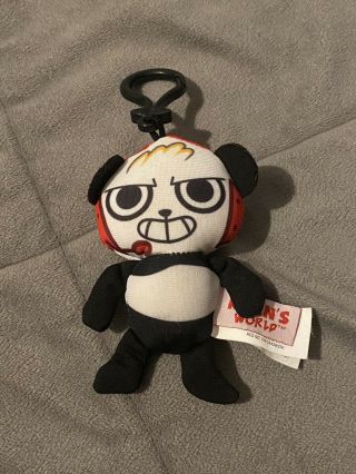 Ryan’s World Panda Backpack Clip Plush