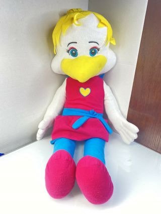 Large Chuck E Cheese Helen Henny Big Girl Plush Doll 28 " 2014 Character Mascot
