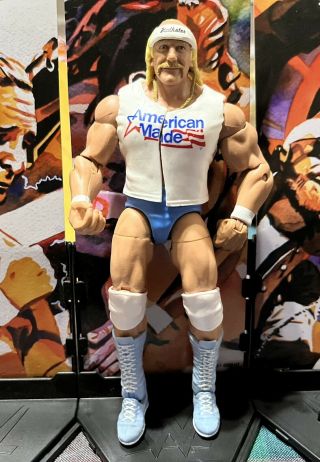 Wwe Mattel Hulk Hogan Elite Ringside Exclusive American Made Shirt Figure Wwf