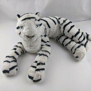 Ikea Onskad White Siberian Snow Tiger Large Floppy Stuffed Animal Plush No Tags