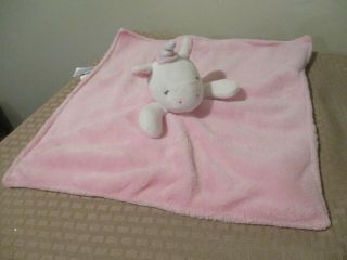 Carters Just One You Unicorn Rainbows Pink Baby Blanket Security Lovey