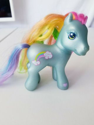 Hasbro My Little Pony Rainbow Dash Figure Toy Blue G3 2002