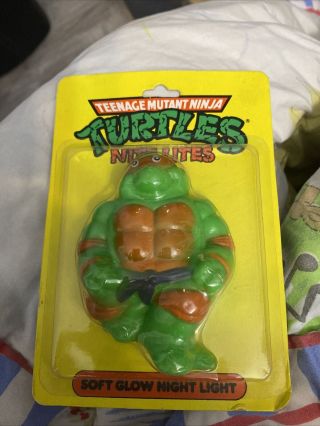 1989 Teenage Mutant Ninja Turtle Tmnt Night Light Leonardo