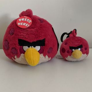 Angry Birds Terence 5 " Plush Toy Red Bird Big Brother No Sound W/tags