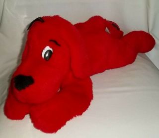 1997 Scholastic 20 " Plush Clifford The Big Red Dog Vtg Red Large Stuffed Animal