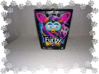 ♦ Peluche Interactive Furby Boom Sunny Diagonal Stripes Hasbro