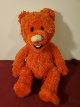 Disney World Store Bear In The Big Blue House 18 " - 20” Ojo Orange Bear Plush Toy