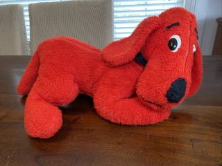 Vintage 1970’s Clifford The Big Red Dog 16” Plush Norman Bridwell Pbs No Tags