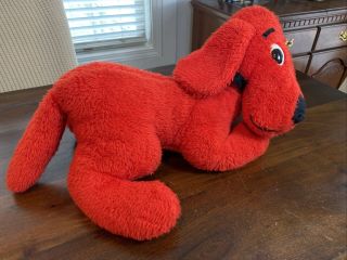 Vintage 1970’s Clifford the Big Red Dog 16” Plush Norman Bridwell PBS No Tags 2
