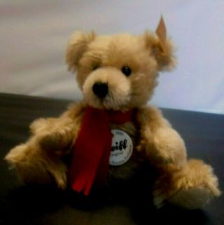 Steiff Williams Sonoma Exclusive Brown Bear Small Mohair 14 Cm 5 - 1/2 " Jointed Id