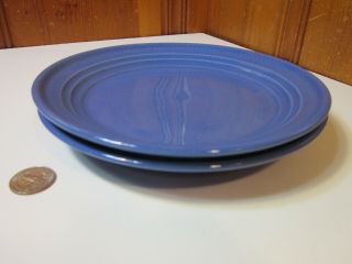 2 Dansk Craft Colors Blueberry 8 " Blue Salad Plates Discontinued 2004 Euc