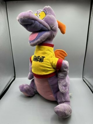 Vintage Walt Disney Figment Purple Dino Dinosaur 18 " Tall Plush Stuffed Animal