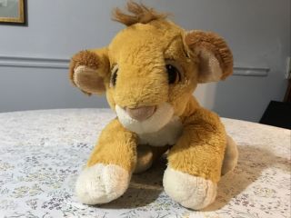 Vintage 1993 Disney The Lion King Floppy Simba Plush Toy Stuffed Animal