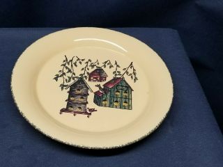2004 Home And Garden Party Ltd Birdhouse Pie Plate Made In Usa