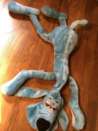 Vtg 80s 1984 Dakin 20 " Plush Foofur Cartoon Dog Blue Stuffed Toy Mendez