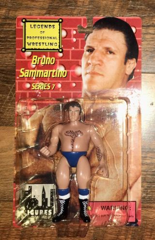 Wwf Wwe Ljn Legends Of Professional Wrestling Bruno Sammartino Moc