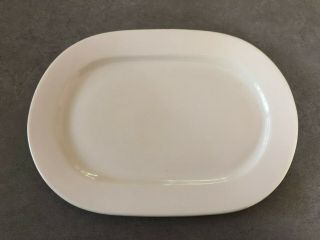 Tuxton White Large 15 " Oval Serving Platter,  Heavy Duty Restaurant Ware