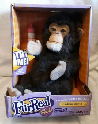 2008 7 " Furreal Friends Newborn Chimp