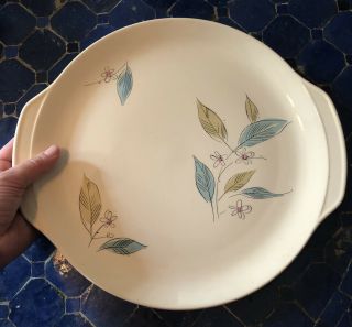 Vintage Salem Biscayne Platter 13.  5” Mid Century Modern In Good Shape