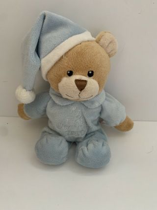 Dan Dee Teddy Bear Plush Stuffed Lovey My First Christmas Blue Pajamas Pj 2010
