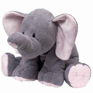 Ty Pluffies - Winks The Elephant (extra Large Grey Version - 18 Inches) - Mwmts