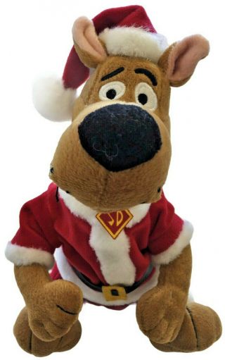 Scooby - Doo Singing Santa Clause Battery Operated Stuffed Animal