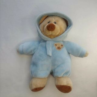 10 " Ty 2016 Pluffies Love To Baby Bear Blue Teddy Stuffed Animal Plush Toy Boy