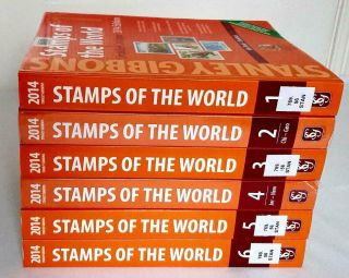2014 Stanley Gibbons Stamps Of The World Full Set 6 Catalogues A - Z Very Good
