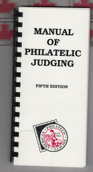 American Philatelic Society Pb Manual Of Philatelic Judging