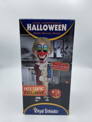 Royal Bobbles Halloween Young Michael Myers Clown Suit Horror Figure Bobble Head