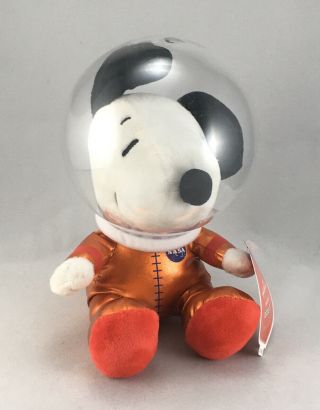 Hallmark Peanuts Stuffed Plush Nasa 50th Anniversary Astronaut Snoopy 8 "