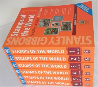 2016 Stanley Gibbons Stamps Of The World Set 6 Catalogues A - Z Very Good