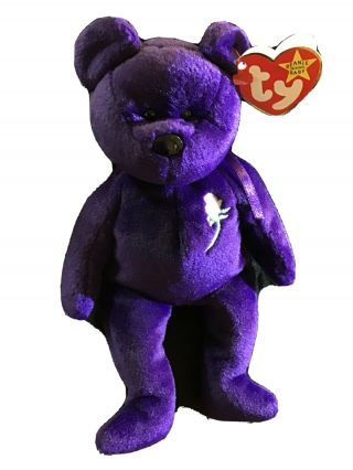 Princess Diana Beanie Baby 1st Ed.  1997 Very Rare Collectible “no Space” Tag