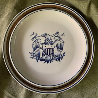 Salem Stoneware “georgetown” American Eagle & Shield Design Dinner Plate