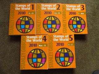 2010 Stanley Gibbons Stamps Of The World Full Set Stamp Catalogues A - Z Good