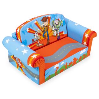 Marshmallow Furniture 2 - in - 1 Flip Open Couch Sofa Toddler Furniture,  Toy Story 2