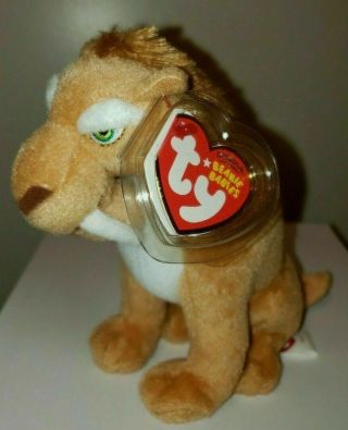 Ty Beanie Baby - Diego The Saber - Tooth Tiger (ice Age 3 Movie) (7 Inch) Mwmts