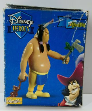 2004 Famosa Disney Heroes Peter Pan Pirates Friendly Indian Contents
