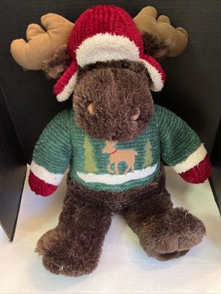 Dan Dee Large Plush Christmas Reindeer 2012 Collectible Stuffed Animal Moose 26 "