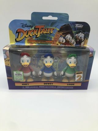 Duck Tales Triplets Huey Dewey & Louie Figure 3 Pack Limited Edition