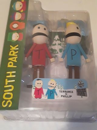 2006 Mezco South Park Series 4 Terrance And Phillip Action Figures Canada Show