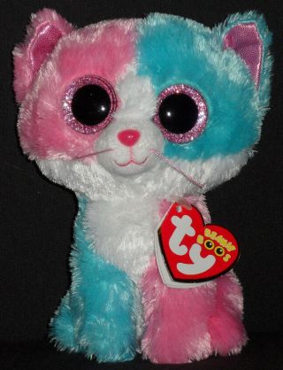 Ty Beanie Boos - Fiona The 6 " Cat (justice Store) - With Tags