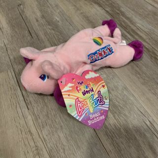 Vintage Lisa Frank Oinky The Pig Bean Buddies Beanie Baby 1998 With Tag