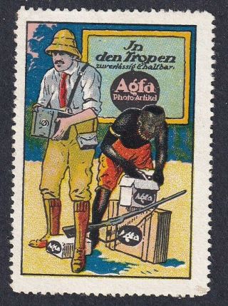 Germany Poster Stamps Photography Agfa Camera Photo Film