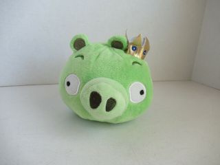 Angry Birds Plush 5 - Inch King Pig With Sound And Crown
